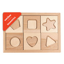 Wooden Sorting Puzzle - Geometrica