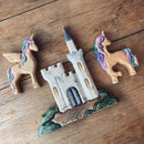 Wooden Unicorn Standing