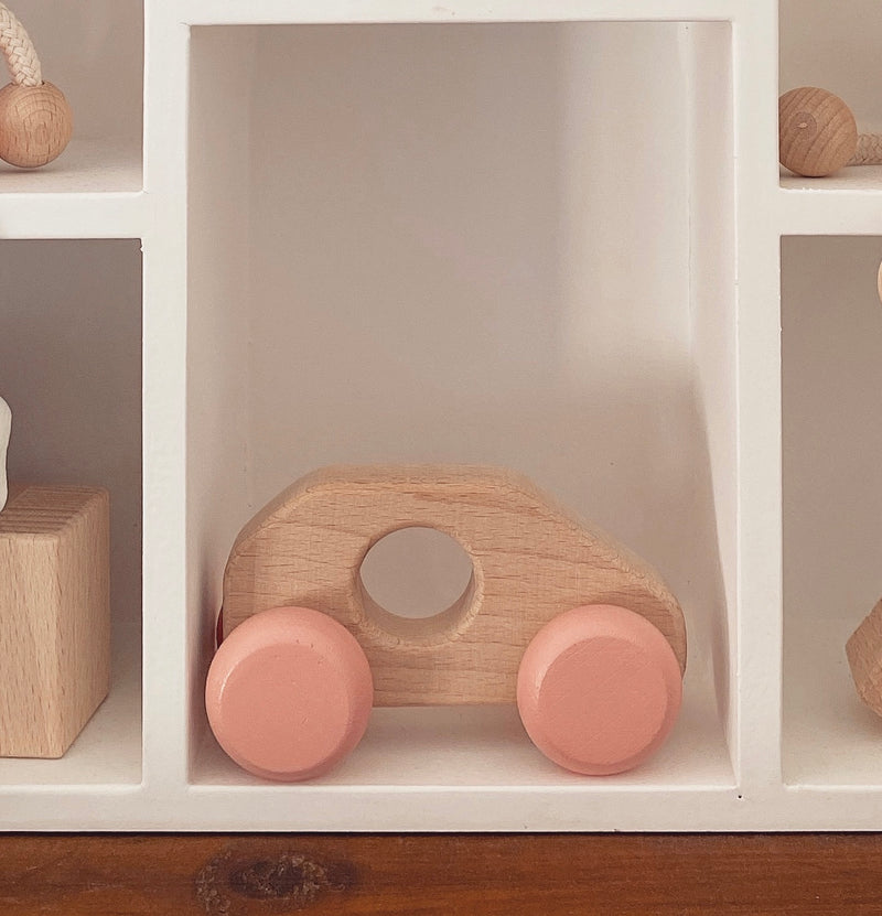 Wooden Push Along Toy Car - Millie