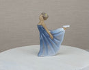 Wooden Ballerina - Blue Dress