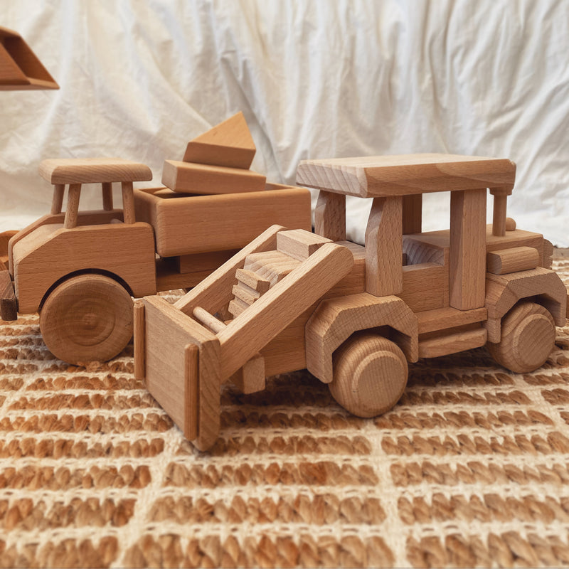 Wooden Toy Bulldozer