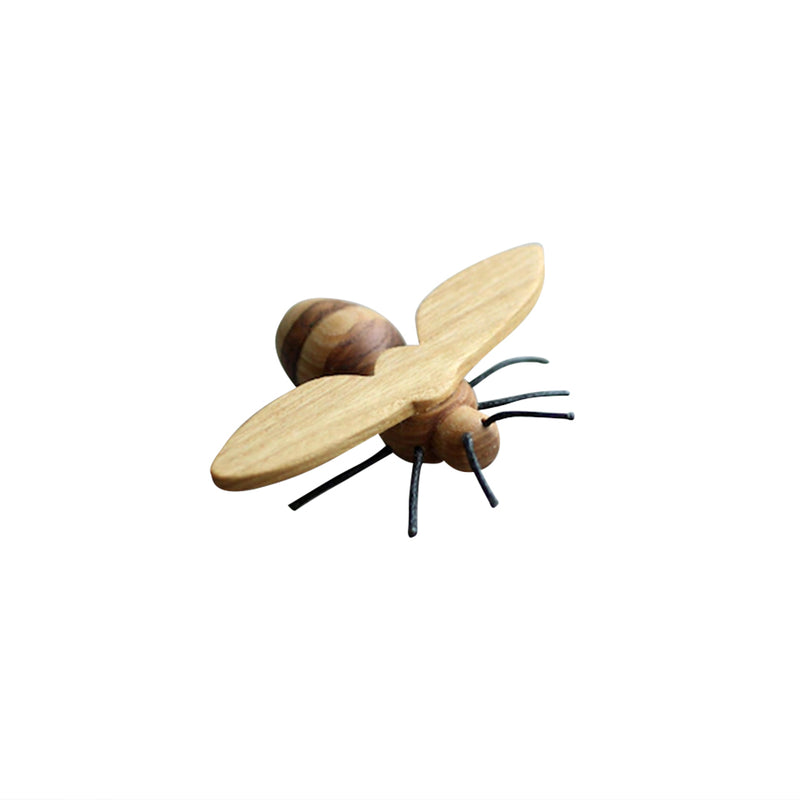 Wooden Bee Figure