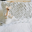 wooden sitting mouse toys