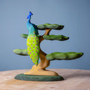 Wooden Peacock