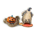 Wooden Halloween Pumpkin