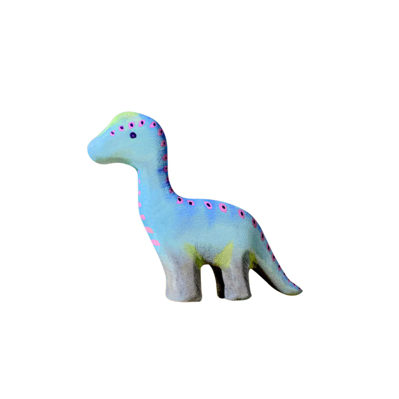 Wooden Brontosaurus - Baby