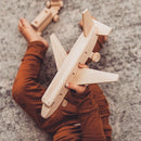 Wooden Toy Passenger Jet Plane - Bessie
