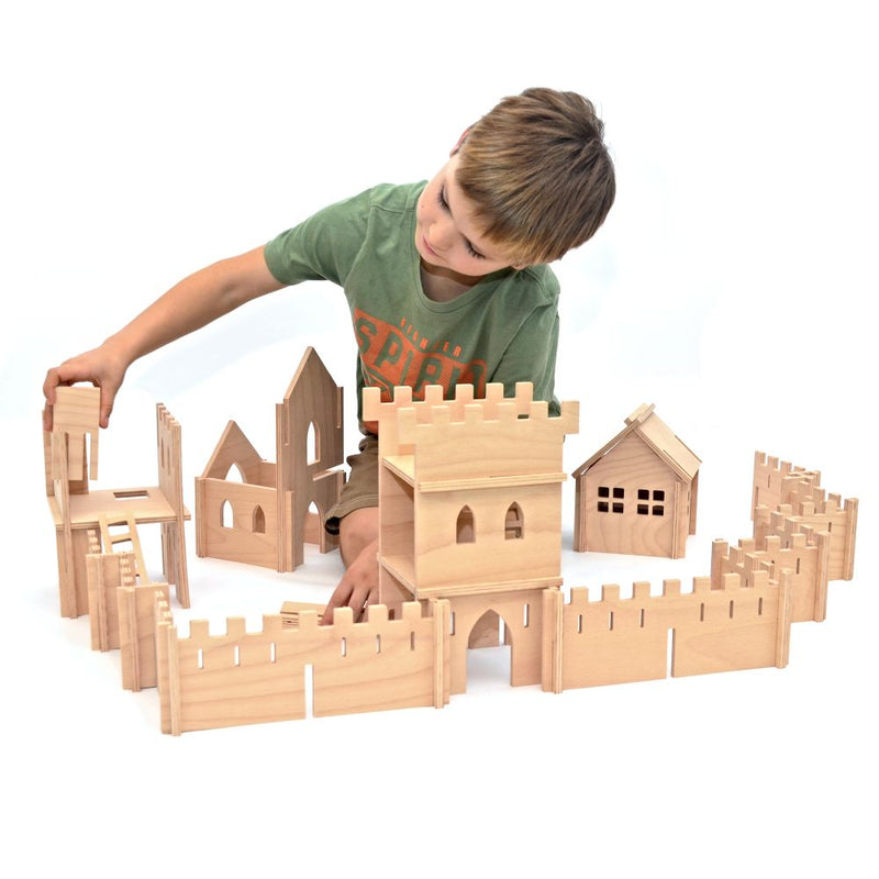 Wooden Castle - Extra Large Set