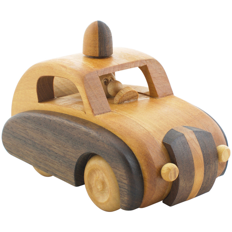 Wooden Police Car - Benjamin