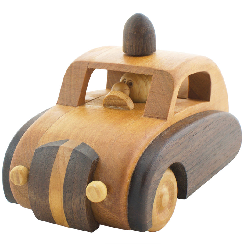 Wooden Police Car - Benjamin