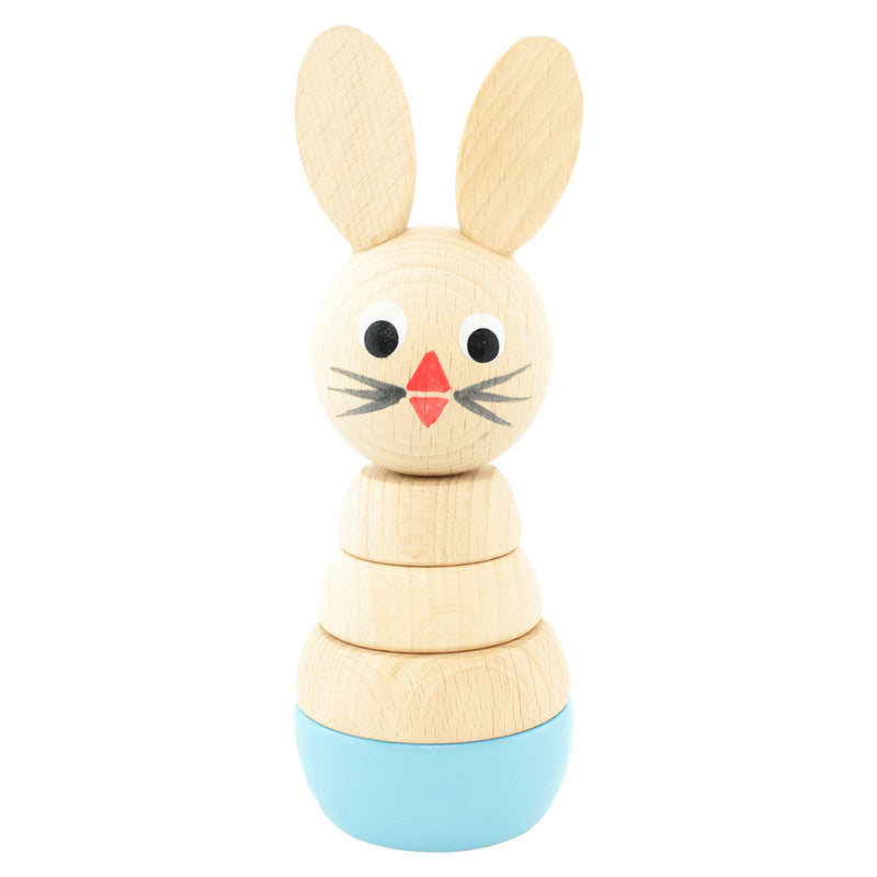 Wooden Rabbit Stacking Puzzle - Bobby