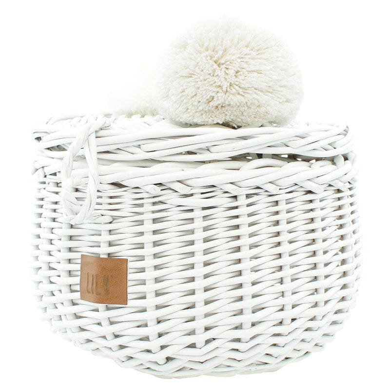 Wicker Basket Small - White