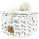 Wicker Basket Large - White
