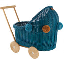 Lilu Wicker Dolls Pram - Pretend Play