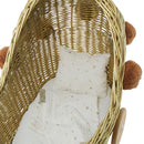 Wicker Dolls Pram - Gold