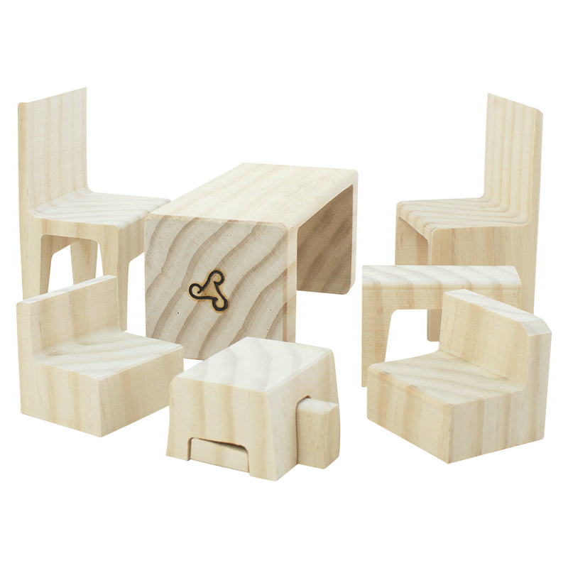 Wooden Toy Doll Furniture