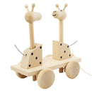 Wooden Pull Along Giraffes - Damien & Desmond