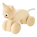 Wooden Push Along Cat - Kitty