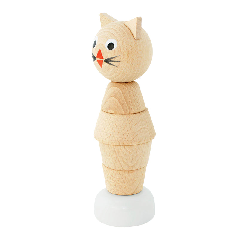 Wooden Cat Stacking Puzzle - Chloe