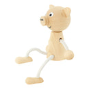 Wooden Sitting Pig - Hamilton