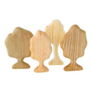 Wooden Trees - Set Of 4