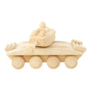 Wooden Toy Army Tank - Walter
