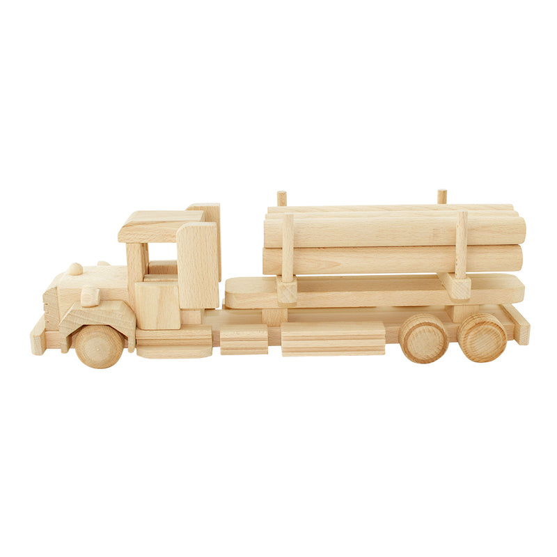 Wooden Truck With Logs - Dallas