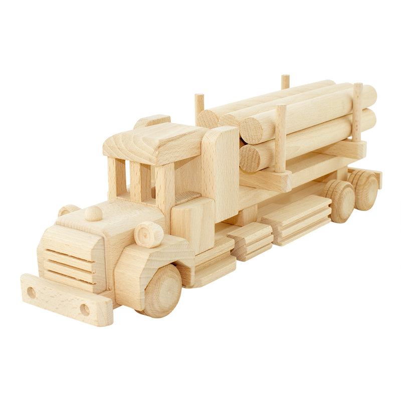 Wooden Truck With Logs - Dallas