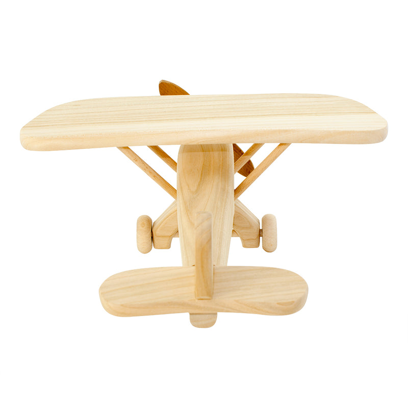 Large Wooden Toy Propeller Plane - Clifford