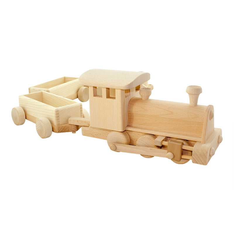 Large Wooden Toy Steam Train