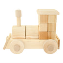 Large Natural Wooden Puzzle Train - Annie