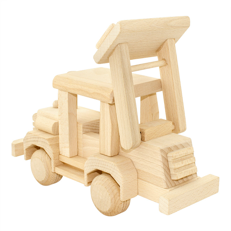 Large Wooden Bulldozer - Neron