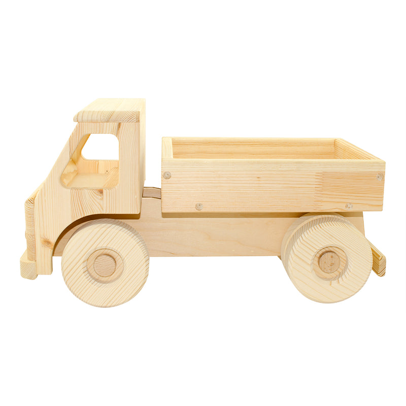 Extra Large Wooden Toy Truck With Blocks - Junior