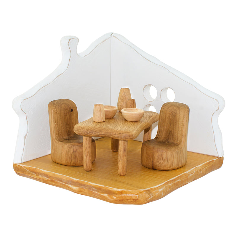 Wooden Doll House Furniture Set