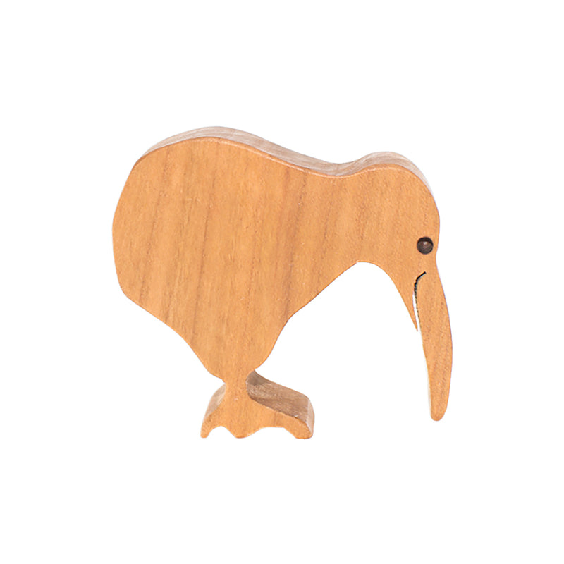 Wooden Kiwi Figure