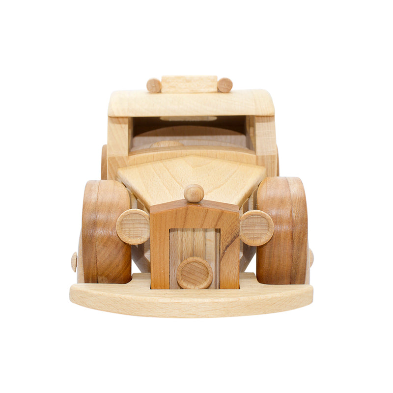 Wooden toy Mini Police Car