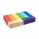 Wooden Building Blocks - Rainbow