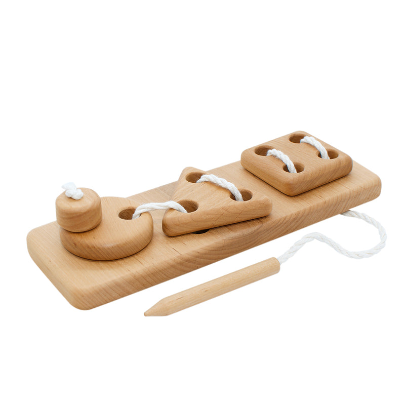 Lacing Toy With Shapes