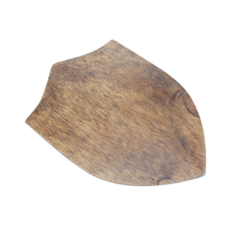 Wooden Shield - Leather Handles