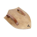 Wooden Shield - Leather Handles