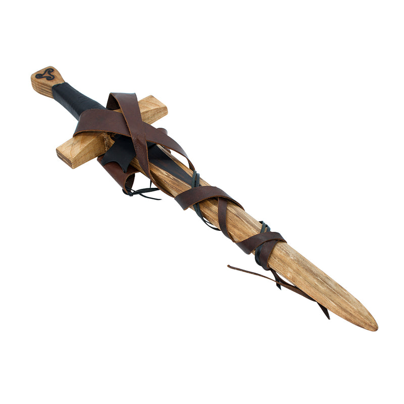 Wooden Sword - Leather Handle