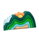 Mountains, Cloud & Sun Stacker