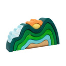 Mountains, Cloud & Sun Stacker