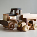 Wooden Tow Truck With Car - Alvara