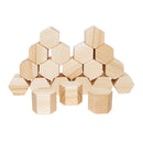 Wooden Honeycomb Blocks - Natural