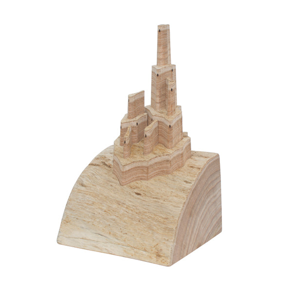 Wooden Pop Up Castle - White Cedar