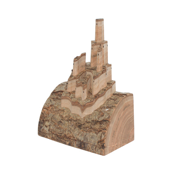 Wooden Pop Up Castle - Almond