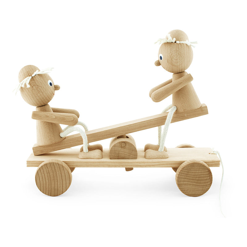unique wooden pull along toys