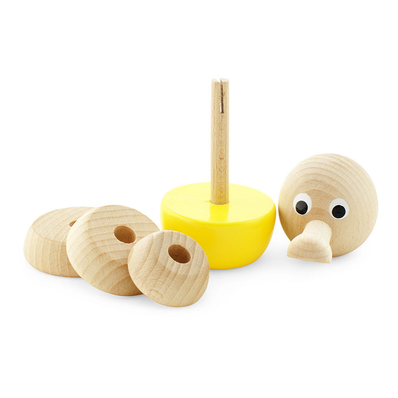 wooden duck stacking puzzle