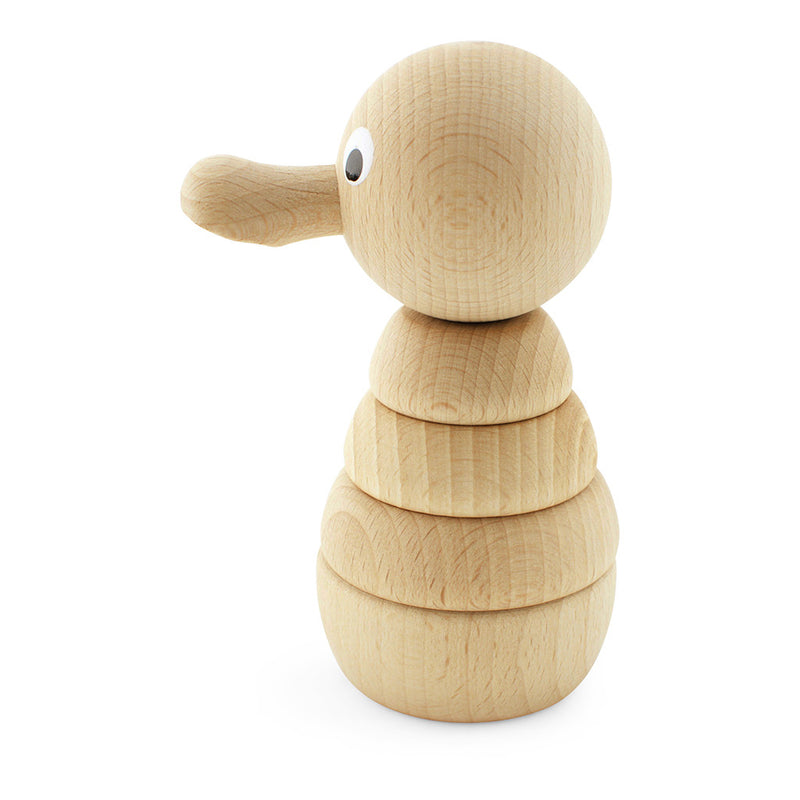 wooden stacking duck puzzle toy
